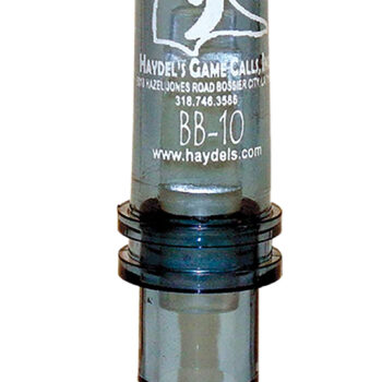 Haydel's Game Calls BB10 "Big Blue"  Open Call Double Reed Bluewing Teal Sounds Attracts Ducks Clear Acrylic