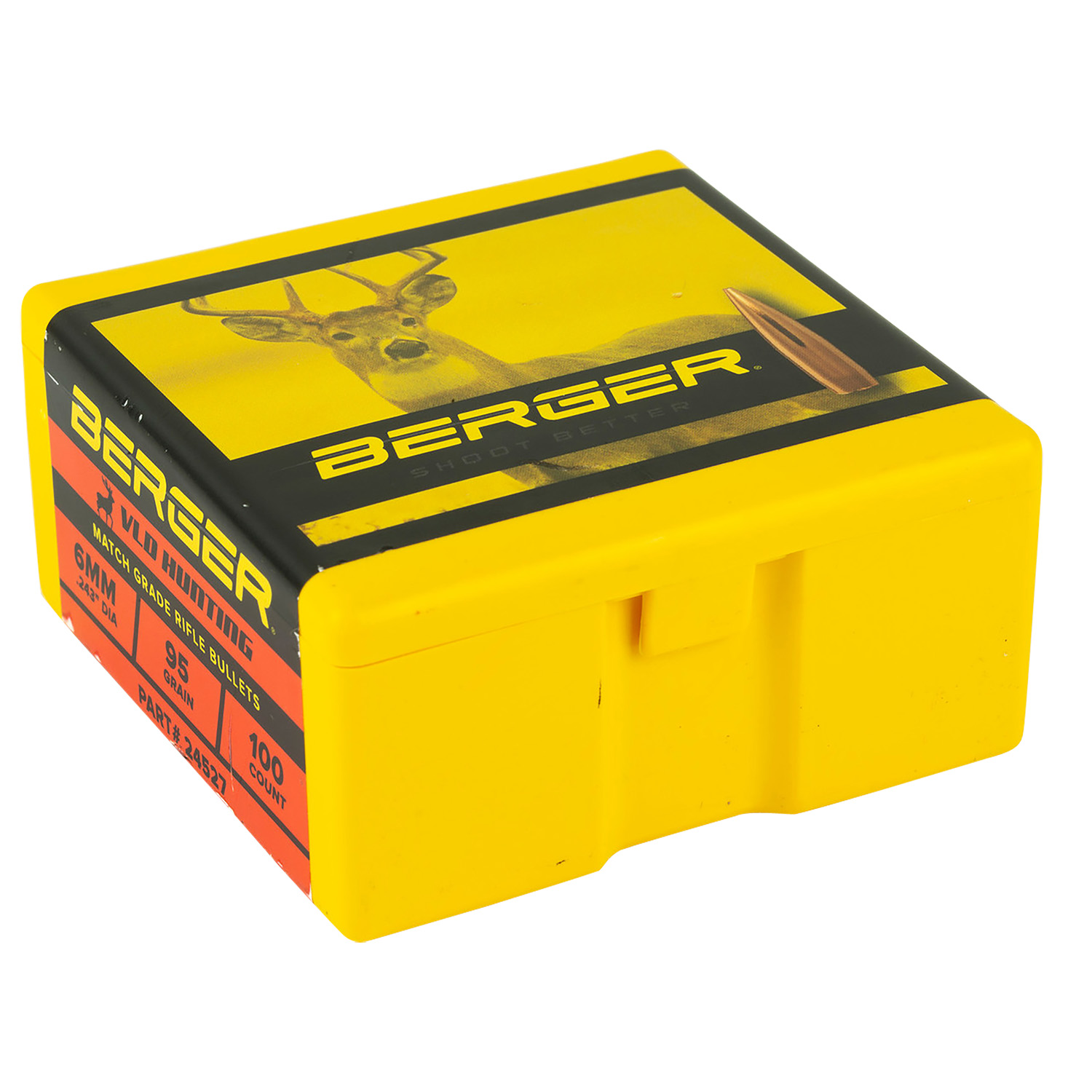 Berger Bullets 24527 VLD Hunting Long Range 6mm 95gr 100/Box 3 Berger Bullets 24527 VLD Hunting Long Range 6mm 95gr 100/Box
