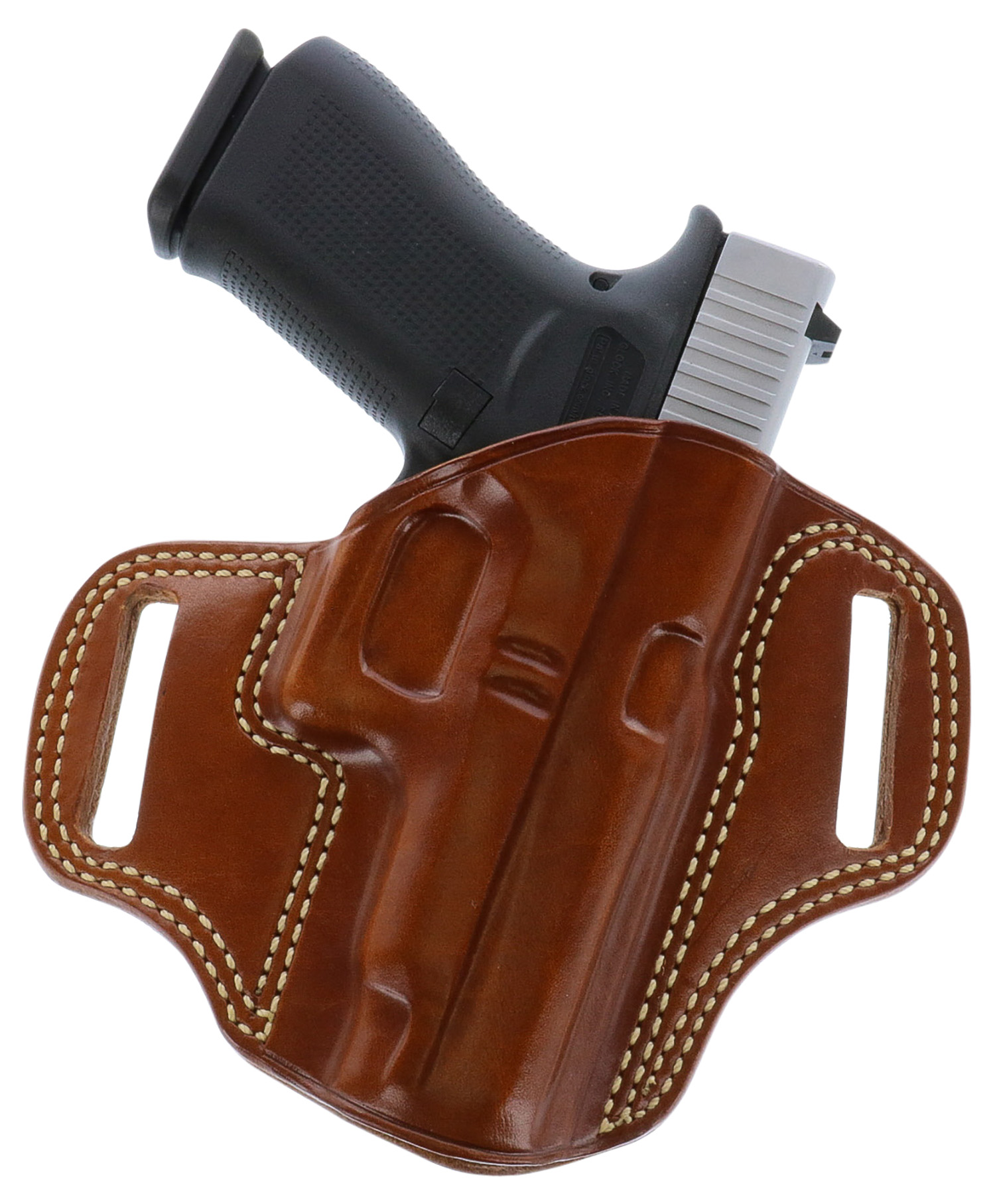 Galco CM226 Combat Master OWB Tan Leather Belt Slide Compatible w/ Glock 19/Glock 23 Gen2-5/CZ P-10C Belt 1.75" Wide Right Hand 3 Galco CM226 Combat Master OWB Tan Leather Belt Slide Compatible w/ Glock 19/Glock 23 Gen2-5/CZ P-10C Belt 1.75" Wide Right Hand