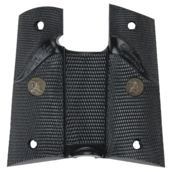 Pachmayr 02919 Signature Grip Wraparound Checkered Black Rubber for Colt MK IV Series 80 Delta Elite