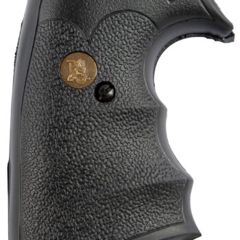 Pachmayr 05067 Gripper Grip Checkered Black Rubber with Finger Grooves for Ruger Super Blackhawk