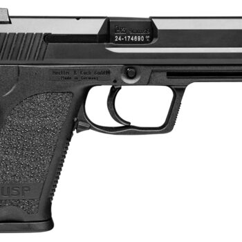HK 81000311 USP V7 LEM 9mm Luger 15+1 4.25" Black Stainless Steel Barrel, Black Serrated Steel Slide, Black Polymer Frame, Black Polymer Grip Ambidextrous