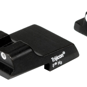 Trijicon 600437 Bright & Tough Night Sights  Green/Tritium White Outline Front Sight-Green/Tritium White Outline Rear Sight Smith & Wesson 1911