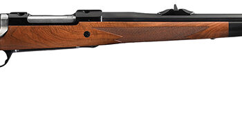 Ruger 47120 Hawkeye African Sports South Exclusive Full Size 338 Win Mag 3+1 23" Satin Blued Threaded Barrel, Satin Blued Steel Receiver w/Integral Scope Mount, American Walnut Fixed Stock, Right Hand