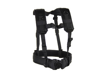 BH LOADBEARING SUSPENDERS/HRNS BLK