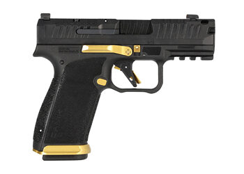 Alternative view of CANIK METE MC9 PRIME 9MM 17R BLK/GLD