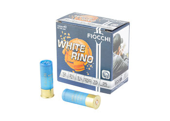 FIOCCHI WHITE RINO 12GA #7.5 25/250