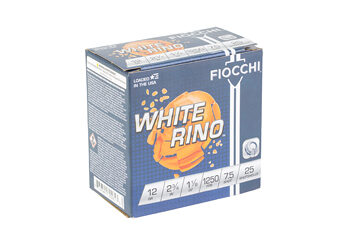 Alternative view of FIOCCHI WHITE RINO 12GA #7.5 25/250