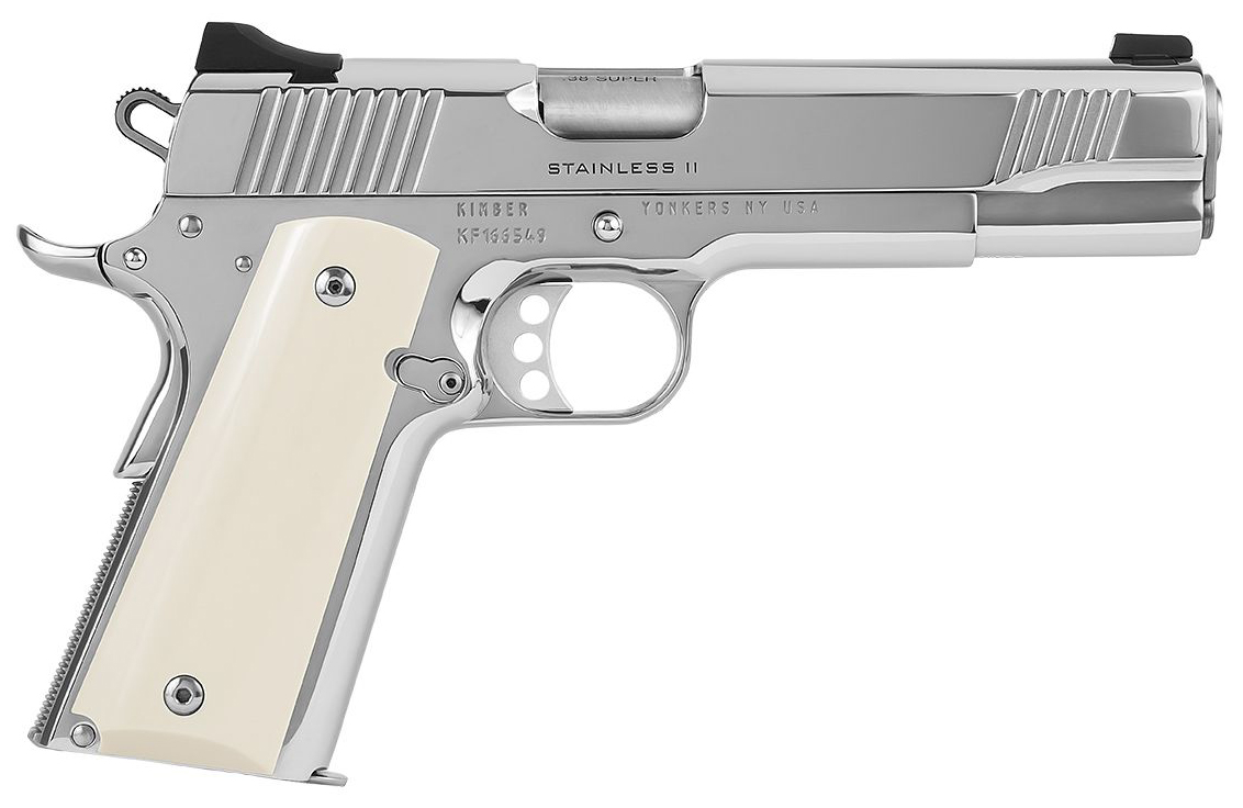 KIMBER 1911 STAINLESS II HIGH POLISH 38SUP 2 KIMBER 1911 STAINLESS II HIGH POLISH 38SUP