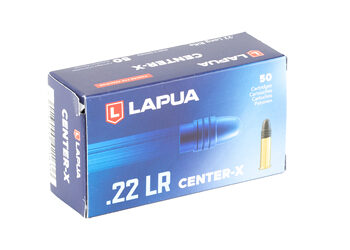 Alternative view of LAPUA CENTER-X 22LR 40GR 50/5000