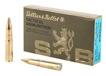 S&B 300BLK 200GR FMJ SUBSONIC20/1000