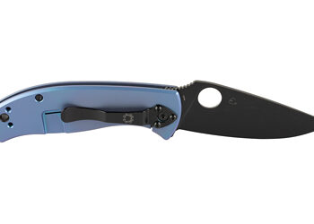 Alternative view of SPYDERCO TENACIOUS TI 3.35" BLUE/BLK