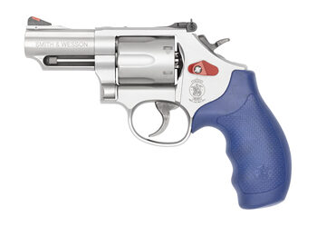S&W 66 357MAG 6RD LTD ED SLV/BLU