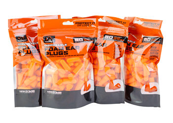 WALKER'S FOAM EAR PLUGS 200PK ORG
