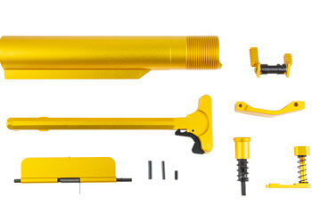 XTS AR15 ANODIZED PARTS KIT GOLD