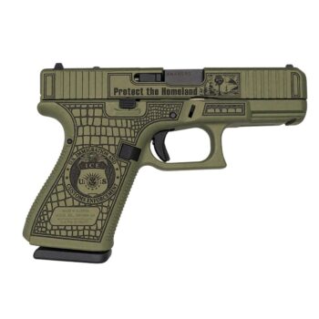 Glock V-Series Model 19 " Alligator Alcatraz" Handgun 9mm Luger 15rd Magazines (3) 4" Barrel USA Optic Ready