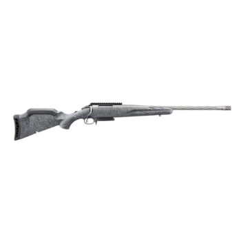 Ruger American Rifle Gen II 243 Win 3rd Magazine 20" Fluted Threaded Barrel Gray Splatter Stock